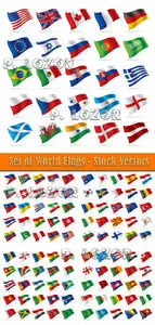 Set of World Flags - Stock Vectors 