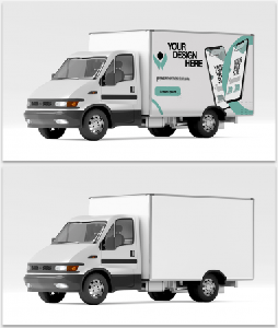 Mockup of a Truck 417892286