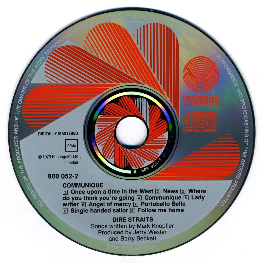 Dire Straits - Communiqué (1979) (Vertigo, 800 052-2) RESTORED