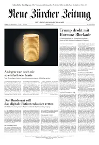 Neue Zürcher Zeitung International - 13 April 2026