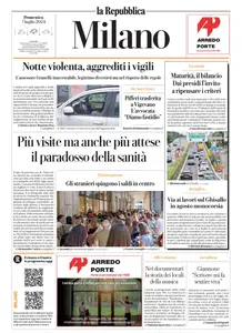 la Repubblica Milano - 7 Luglio 2024