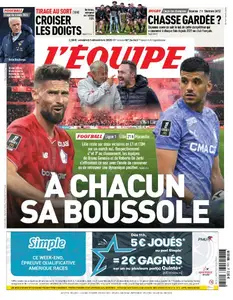 L’equipe du Vendredi 5 Décembre 2025