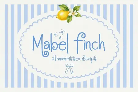 Creative Market - Mabel Finch - Handwritten Script - 292320213