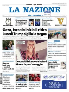 La Nazione Pisa Pontedera - 11 Ottobre 2025