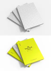 A4 Hard Book Cover Mockup 1639627190