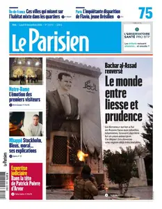 Le Parisien du Lundi 9 Décembre 2024