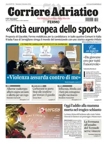 Corriere Adriatico Fermo - 1 Dicembre 2024