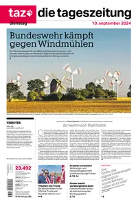 taz die tageszeitung  - 10 September 2024