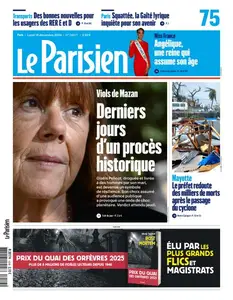 Le Parisien du Lundi 16 Décembre 2024