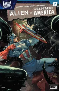Alien Vs Captain America 001
