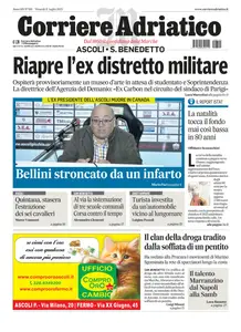 Corriere Adriatico Ascoli - 11 Luglio 2025