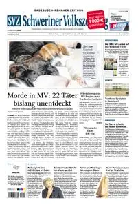 Schweriner Volkszeitung Gadebusch-Rehnaer Zeitung - 01. Oktober 2019