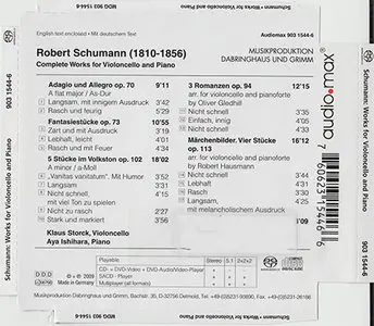 Robert Schumann - Storck / Ishihara - Complete Works for Violoncello and Piano (2009) {Hybrid-SACD // EAC Rip} 