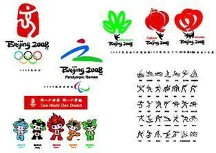 Olympic Games 2008 Logos (Vector Clipart)