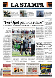 La Stampa 25 Maggio 2009 (Edizione di Cuneo ed Internazionale)