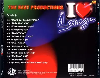Savage - I Love Savage (The Best Productions - Vol. 3)(2005)