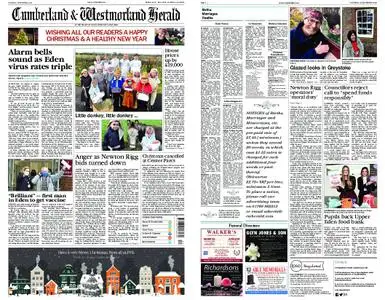 Cumberland & Westmorland Herald – December 24, 2020