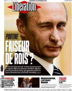 Libération du Vendredi 25 Novembre 2016