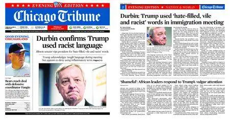 Chicago Tribune Evening Edition – January 12, 2018