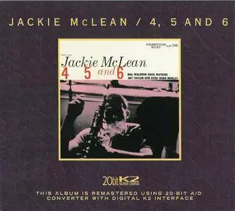 Jackie McLean - 4, 5 And 6 (1956) (20bit K2 Super Coding) {2001 Fantasy Jazz} **[RE-UP]**