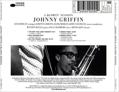 Johnny Griffin - A Blowin' Session (1957) [RVG Edition, 1999]