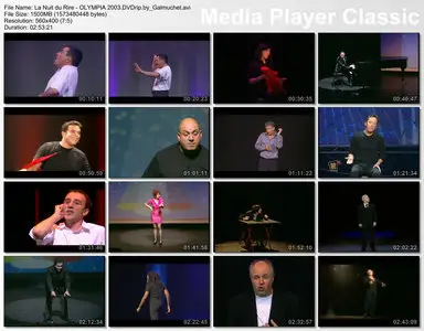 (One Man Shows) La Nuit du Rire OLYMPIA [DVDrip] 2003