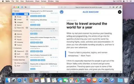 Spillo 2.0 Mac OS X