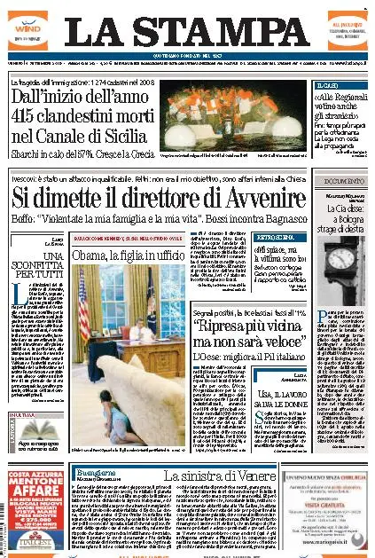 La Stampa (04-09-09)