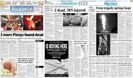 Philippine Daily Inquirer – January 02, 2005