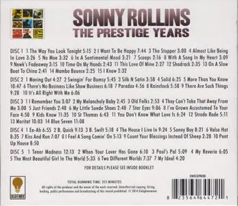 Sonny Rollins - The Prestige Years (1951-1956) (5CD) (2014)