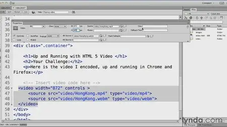 Lynda - Up and Running with HTML5 Video [repost]