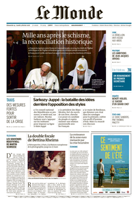 Le Monde du Dimanche 14 et Lundi 15 Février 2016