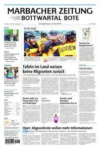 Marbacher Zeitung - 24. Februar 2018