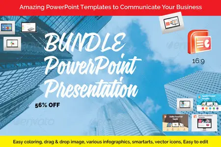 CreativeMarket - Bundle Powerpoint Templates