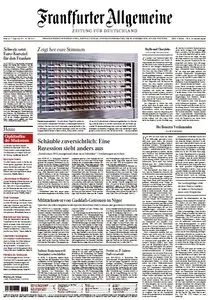 Frankfurter Allgemeine Zeitung vom 07 September 2011