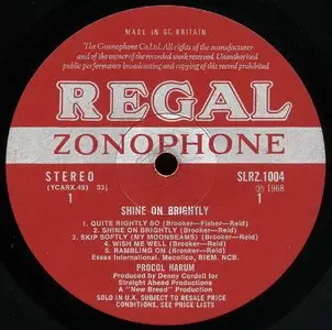 Procol Harum - Shine On Brightly (Regal Zonophone 1968) 24-bit/96kHz Vinyl Rip