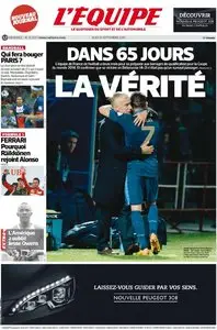 L'Equipe du Jeudi 12 Septembre 2013