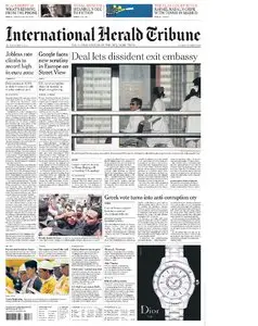 INTERNATIONAL HERALD TRIBUNE MAY 03  2012