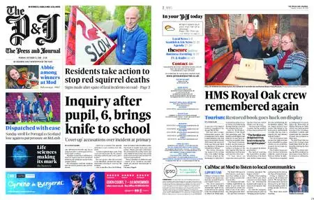 The Press and Journal Highlands and Islands – October 15, 2018