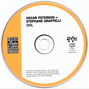Oscar Peterson + Stephane Grappelli - Skol (1979) {OJC Remasters Complete Series rel 2013, item 31of33}