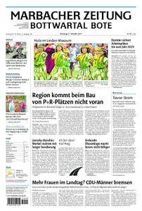 Marbacher Zeitung - 17. Oktober 2017