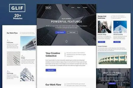 Glif Email Template + Builder - CM 1808655