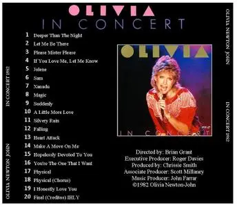 Olivia Newton John - Audio cd In concert 1982