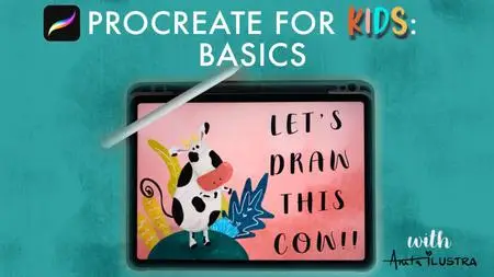 Procreate For Kids: Basics- Let's Draw A Cow!