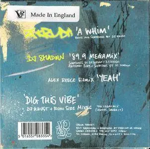 DJ Krush/DJ Shadow - A Whim/89.9 Megamix (UK CD5) (1995) {Mo' Wax} **[RE-UP]**