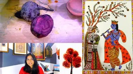 How to make COLORS in your kitchen & Beautiful Paintings.