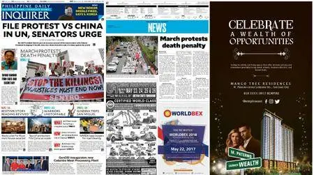 Philippine Daily Inquirer – May 22, 2017