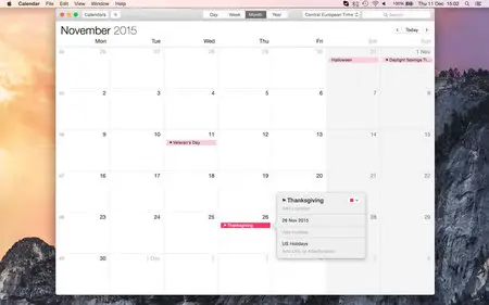 Holidays 2015-2016 v2.60 Mac OS X