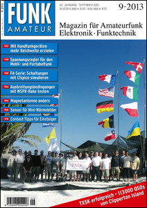 Funkamateur - Fachmagazin für Amateurfunk, Elektronik und Funktechnik September 09/2013