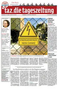 Tageszeitung TAZ vom 02 August 2012
